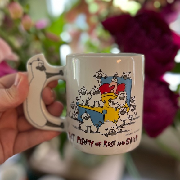 funny vintage sheep mug - Picture 3 of 4